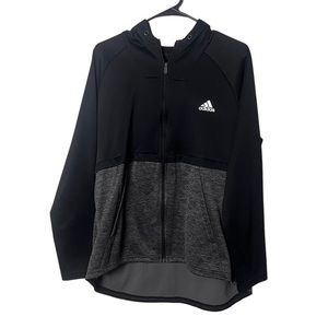 adidas Black and Gray Women's Jacket